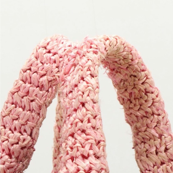 Prada Canapa Tote in Two-Tone Raffia Crochet - Picture 6 of 7